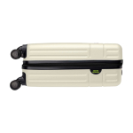 Trolley da cabina da 20'' con capacità da 40l in ABS riciclata terza vista frontale