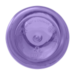 Borraccia in plastica riciclata trasparente con moschettone 400ml seconda vista