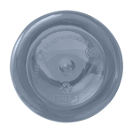 Borraccia in plastica riciclata trasparente con moschettone 400ml seconda vista