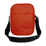 Borsa a tracolla in poliestere riciclato impermeabile con varie tasche seconda vista posteriore