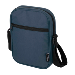 Borsa a tracolla in poliestere riciclato impermeabile con varie tasche