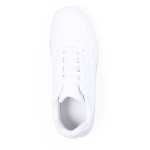 Scarpe bianche in poliestere con lacci coordinati numero 46 color bianco prima vista