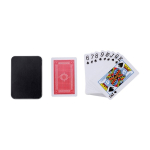 Astuccio in metallo personalizzabile con 52 carte da gioco seconda vista