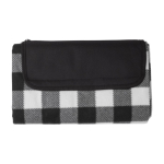 Coperta picnic pieghevole con manico personalizzabile 150 g/m² color nero prima vista