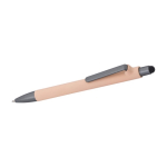 Penna con finitura opaca e dettagli in colore grafite inchiostro blu color rosa terza vista