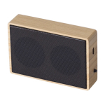 Cassa wireless 5.0 personalizzato di bambù ad energia solare Bamboo color marrone seconda vista