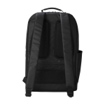 Zaino in poliestere impermeabile con tasca antifurto e spazio per pc color nero