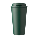 Bicchiere take away in PP con tappo a vite e apertura per bere 475ml prima vista