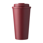 Bicchiere take away in PP con tappo a vite e apertura per bere 475ml prima vista
