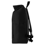 Zaino roll-top in poliestere con tasca verticale sul davanti seconda vista