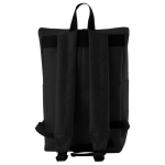 Zaino roll-top in poliestere con tasca verticale sul davanti terza vista