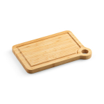 Tagliere in bambù con maniglia angolare per servire color naturale