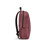 Zaino da 22 litri in nylon riciclato con cerniere impermeabili 15,6” color bordò terza vista