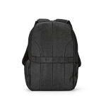 Zaino da 22 litri in nylon riciclato con cerniere impermeabili 15,6” color nero seconda vista