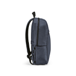 Zaino da 22 litri in nylon riciclato con cerniere impermeabili 15,6” color blu terza vista