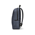 Zaino da 22 litri in nylon riciclato con cerniere impermeabili 15,6” color blu quarta vista
