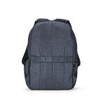 Zaino da 22 litri in nylon riciclato con cerniere impermeabili 15,6” color blu seconda vista