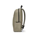 Zaino da 22 litri in nylon riciclato con cerniere impermeabili 15,6” color camel quarta vista