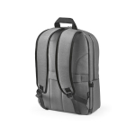 Zaino da 22 litri in nylon riciclato con cerniere impermeabili 15,6” color grigio chiaro seconda vista