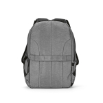 Zaino da 22 litri in nylon riciclato con cerniere impermeabili 15,6” color grigio chiaro seconda vista