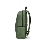 Zaino da 22 litri in nylon riciclato con cerniere impermeabili 15,6” color verde militare quarta vista