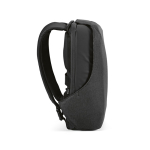 Zaino da 20 litri in rPET e tessuto antitaglio con chiusura TSA nascosta 15,6” color nero quarta vista