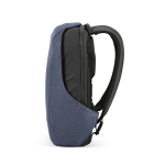Zaino da 20 litri in rPET e tessuto antitaglio con chiusura TSA nascosta 15,6” color blu quinta vista