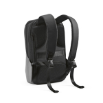 Zaino da 20 litri in rPET e tessuto antitaglio con chiusura TSA nascosta 15,6” color grigio chiaro terza vista