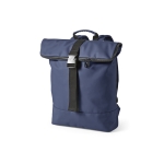 Zaino in ecopelle riciclata per PC con schienale imbottito 15,6'' color blu