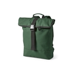Zaino in ecopelle riciclata per PC con schienale imbottito 15,6'' color verde