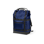 Zaino ecologico impermeabile con chiusura magnetica per PC 17” color blu