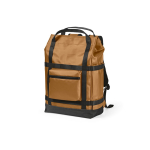 Zaino ecologico impermeabile con chiusura magnetica per PC 17” color camel