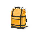 Zaino ecologico impermeabile con chiusura magnetica per PC 17” color giallo scuro