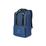 Zaino da 18 litri in poliestere riciclato con tasca per pc portatile color blu