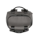 Zaino da 18 litri in poliestere riciclato con tasca per pc portatile color grigio quinta vista