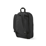 Zaino da 23 litri in rPET con finitura ripstop e tasca per pc da 15,6'' color nero seconda vista