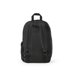 Zaino da 23 litri in rPET con finitura ripstop e tasca per pc da 15,6'' color nero vista posteriore