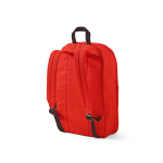 Zaino da 23 litri in rPET con finitura ripstop e tasca per pc da 15,6'' color rosso seconda vista