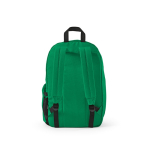 Zaino da 23 litri in rPET con finitura ripstop e tasca per pc da 15,6'' color verde vista posteriore