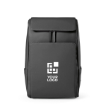 Zaino da 20l in ecopelle con tasca imbottita posteriore per pc portatili vista principale