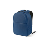 Zaino urbano in plastica riciclata con fascia per trolley 17” color blu