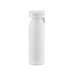 Borraccia in acciaio inossidabile riciclato con indicatori LED 650ml color bianco