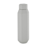 Borraccia esagonale antigoccia in acciaio inossidabile riciclato 500ml color grigio