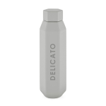 Borraccia esagonale antigoccia in acciaio inossidabile riciclato 500ml color grigio