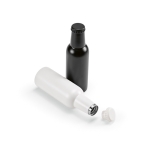 Borraccia a forma di bottiglia di birra in acciaio inox riciclato 350ml color nero