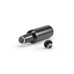 Borraccia a forma di bottiglia di birra in acciaio inox riciclato 350ml color nero terza vista