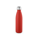 Borraccia in acciaio inox riciclato con tappo anti goccia da 500ml color rosso vista posteriore