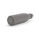 Borraccia in acciaio inox riciclato con tappo anti goccia da 500ml color grigio quarta vista