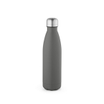 Borraccia in acciaio inox riciclato con tappo anti goccia da 500ml color grigio vista posteriore
