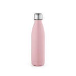 Borraccia in acciaio inox riciclato con tappo anti goccia da 500ml color rosa vista posteriore